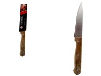 Nóż kuchenny z drewnianą rączką ostrze: 14,2x3 cm 