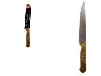 Nóż kuchenny z drewnianą rączką ostrze: 19,4x3 cm 
