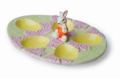 CERAMICZNY TALERZ NA JAJKA MONDEX HTC0984