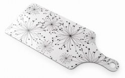 DESKA DO KROJENIA BAMBUSOWA PROSTOKĄTNA 14x33x0,2cm KWIATKI MONDEX HTBB0568