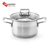 GARNEK Z POKRYWKĄ 20cm 3.0L 18/10 HASCEVHER ANETT