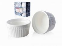 KOMPLET 6 CERAMICZNYCH FOREMEK NA MUFFINKI 7x4cm MONDEX HTNA4857