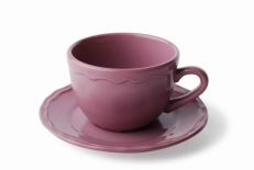 KOMPLET 6 FILIŻANEK CERAMICZNYCH ZE SPODKAMI 260ml JULIET MONDEX HTAD2179