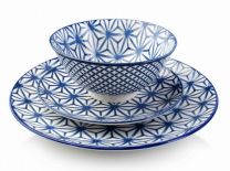 KOMPLET OBIADOWY 18-ele MAROCCO BLUE MONDEX HTTB6360