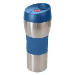 KUBEK TERMICZNY INOX/GUMA 0.4L (NIEBIESKI) ORION