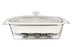 NACZYNIE CERAMICZNE DO POGRZEWANIA / ZAPIEKANIA 36x21x11cm 2.0L DIAMENT MONDEX HTN7429