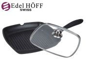 PATELNIA GRILLOWA GRANITOWA EDEL HOFF 28x28cm EH-7524