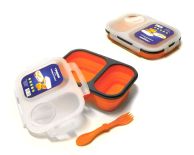 POJEMNIK LUNCHBOX SILIKONOWY 2-KOMOROWY TIROSS TS-1412