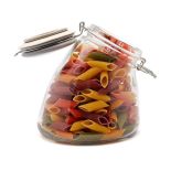 SŁOIK SZKLANY Z KLIPSEM 1.7L SZARY TADAR TD-3147