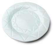 TALERZ OBIADOWY PŁASKI 24cm ADEL MINT MONDEX HTPR2203