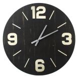 ZEGAR ŚCIENNY OKRĄGŁY 60 x 3.5cm CYFRY ARABSKIE MONDEX HTBE6132