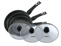 ZESTAW 3 PATELNI GRANITOWYCH 20/24/28CM BRUNBERG BB-9041