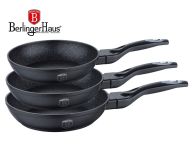 ZESTAW PATELNI GRANITOWYCH BERLINGER HAUS THERMOGUARD 3 ELE BH-1293