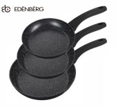 ZESTAW PATELNI GRANITOWYCH EDENBERG 3 ELE EB-1734