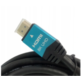 Kabel HDMI 2.1 High Speed 8K 120Hz 3D MIEDŹ 1,8 m