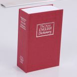 Kasetka książka na pieniądze czerwona 18 cm