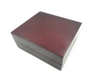Pudełko prezentowe drewniane z wkładką na 12 sz. CD D349