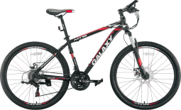 ROWER GÓRSKI MTB GALAXY 26” RAMA 17” CZARNO CZERWONY