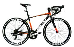 ROWER SZOSOWY KOLARKA GALAXY 26” RAMA 17” CZARNO POMARAŃCZOWY