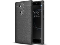 Etui pancerne Alogy leather case Sony Xperia L2 czarne + Szkło