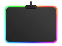 Podkładka pod mysz na biurko Alogy Gamingowa podświetlenie LED 30x25cm Black