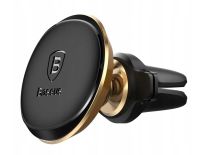 Magnetyczny Uchwyt samochodowy Baseus Magnetic Air Vent do kratki Złoty