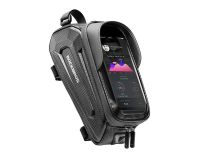 Etui torba sakwa na rower uchwyt na telefon na ramę RockBros B68 Czarne