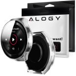 Etui silikonowe nakładka folia ochronna na ekran Alogy do Huawei Watch GT 2e 46mm Przezroczyste