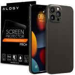 Etui ochronne Alogy Ultra Slim Case do Apple iPhone 13 Pro Max Czarne + Szkło