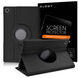 Etui na tablet obrotowe Alogy 360 do Lenovo Tab M10 Plus TB-X606 Czarny + Szkło