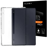 Etui pancerne ShockProof Alogy Case do Samsung Galaxy Tab S7 Plus 12.4 T970/T976 Clear + Szkło
