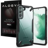 Etui obudowa Ringke Fusion X do Samsung Galaxy S22 Plus Black + Szkło