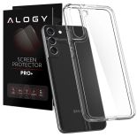 Etui do Samsung Galaxy S22+ Plus Spigen Ultra Hybrid Crystal Clear + Szkło