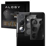 2x Szkło ochronne Alogy osłonka aparatu na obiektyw do Samsung Galaxy S21 Ultra