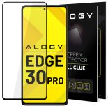 Szkło hartowane 9H Alogy Full Glue do etui case friendly do Motorola Edge 30 Pro