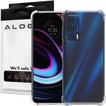 Silikonowe etui pancerne ShockProof Alogy do Motorola Moto Edge 30 Przezroczyste