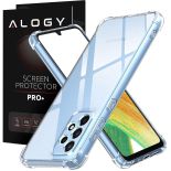 Etui pancerne ShockProof Alogy Case do Samsung Galaxy A23 5G Clear + Szkło