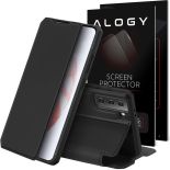 Etui ochronne z klapką Dux Ducis Skin X skórzane do Galaxy S21 Plus 5G Czarne + Szkło