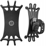 Uchwyt rowerowy silikonowy RockBros LF436BK na rower na kierownicę do telefonu Czarny