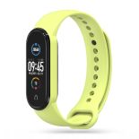 Pasek opaska sportowa IconBand do Xiaomi Mi Smart Band 5 / 6 / 6 NFC / 7 Lime