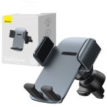 Uchwyt samochodowy grawitacyjny Baseus Easy Control Pro Clamp do kratki nawiewu Szary
