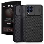 Etui futerał Nillkin CamShield case do Samsung Galaxy M53 5G Black + Szkło