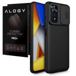 Etui futerał Nillkin CamShield case do Xiaomi Poco M4 Pro 4G Black + Szkło
