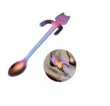 Łyżeczki kotki 2 szt.TĘCZOWE