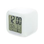 Zegarek świecący LED kostka – termometr budzik 2314