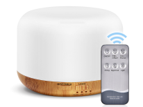 Nawilżacz Dyfuzor do Olejków Eterycznych Aromaterapii z Lampką Nocną z Pilotem