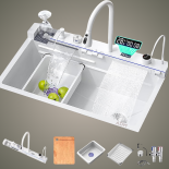 ADM INTELIGENTNY ZLEWOZMYWAK KUCHENNY Z WYCIĄGANĄ BATERIĄ, SKU:587