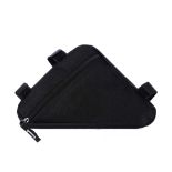 SAKWA ROWEROWA POD RAMĘ SASZETKA TORBA NA ROWER CZARNA POJEMNA- S005