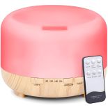 NAWILŻACZ POWIETRZA LAMPKA NOCNA ZAPACHOWA DYFUZOR AROMATERAPIA RGB + PILOT