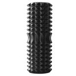 ROLLER DO MASAŻU ROLER WAŁEK Z KOLCAMI FITNESS CROSSFIT TWARDY CZARNY